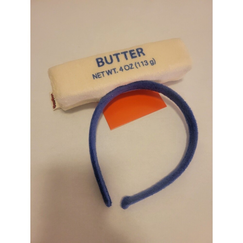 Butter Headband Fun Novelty Yellow Blue Onesize Fits Most